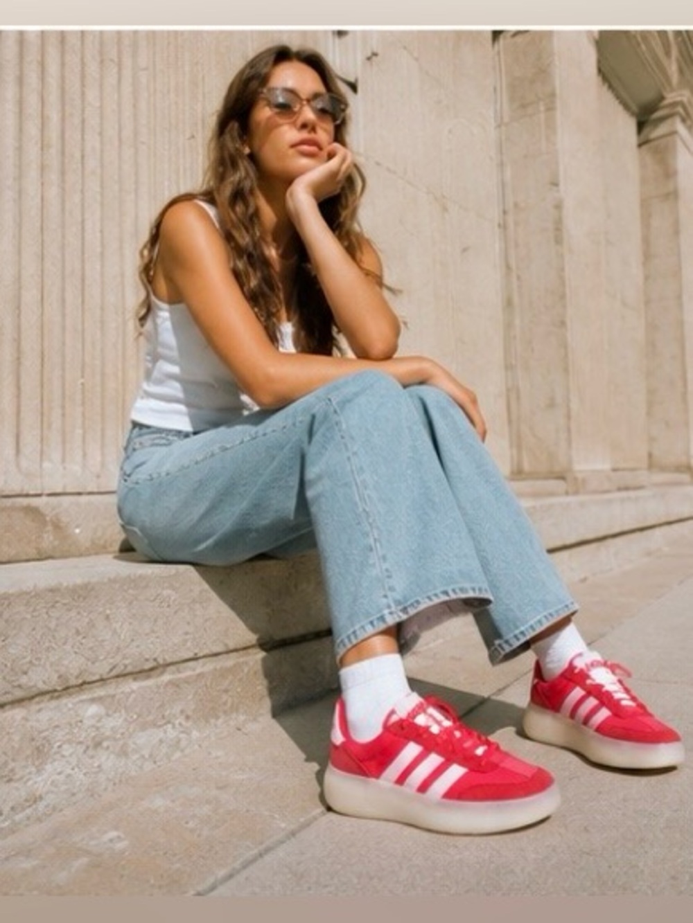 Adidas Barreda Decode Sneakers Women’s Size 6 NWT Pink Platform Shoes